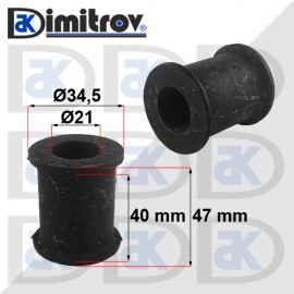 Гумен тампон Ø 21 x Ø34,5 x 47 / 40 mm
